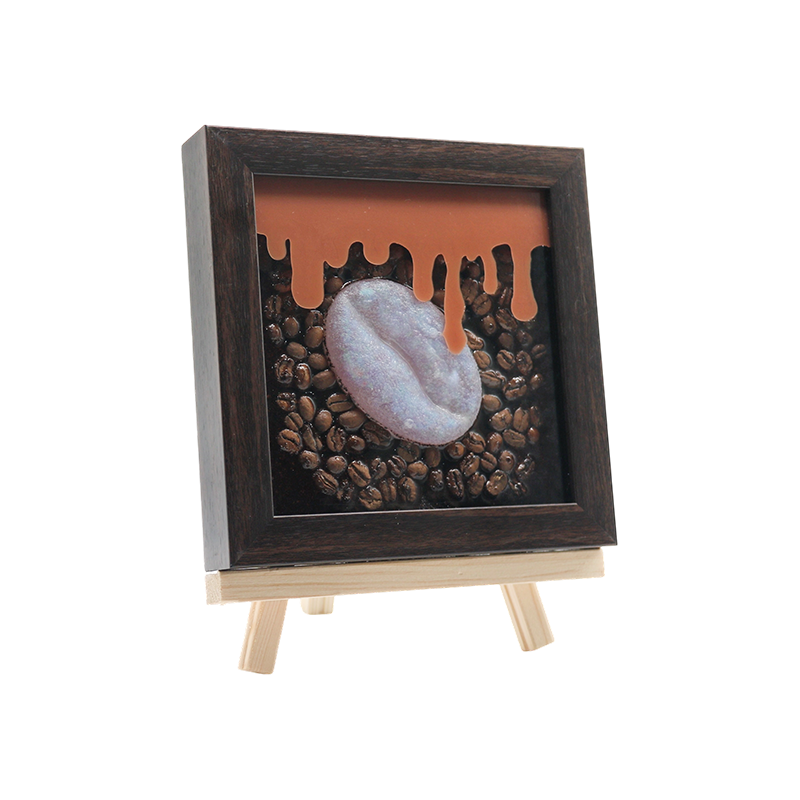 Lampe d'art de simulation de café ambre - lampe baiser parfum de café