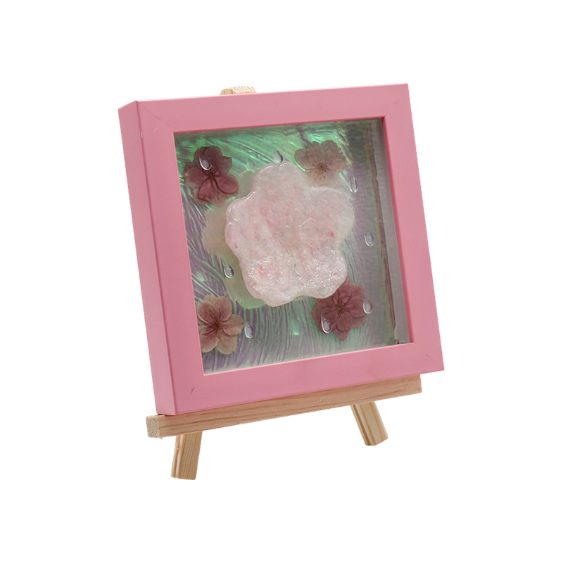 Lampe artistique en fleurs de cerisier roses - Gel de fleurs de cerisier