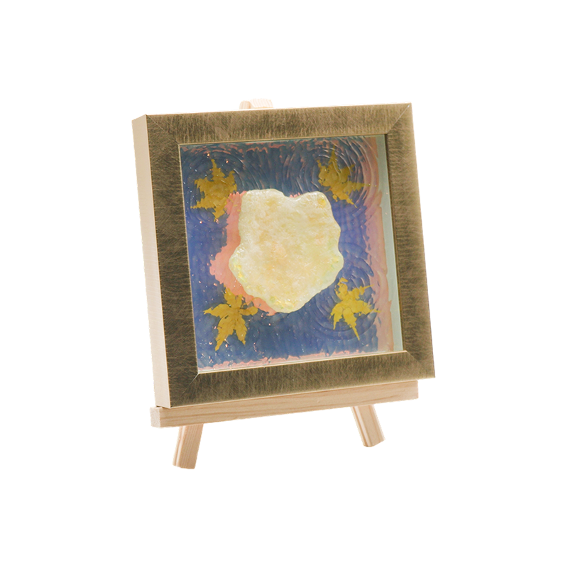 Lampe d'art de simulation de feuille d'érable ambre ondulation de l'eau - Maple Shadow Lamp