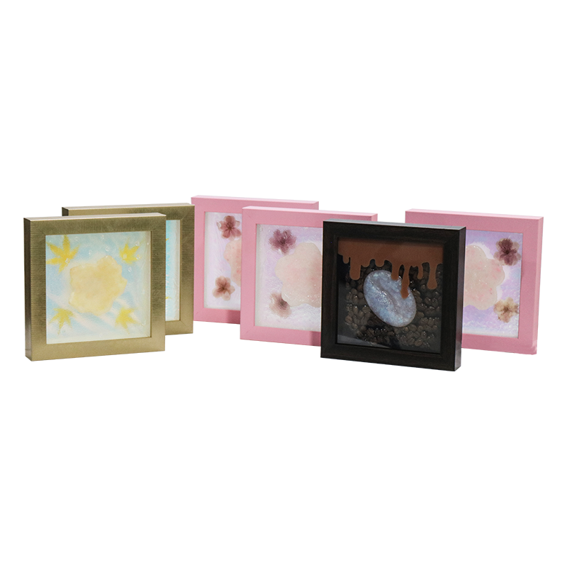 Lampe artistique en fleurs de cerisier roses - Gel de fleurs de cerisier